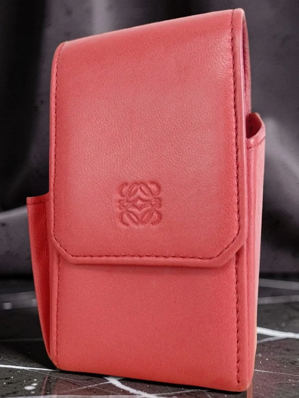 LOEWE Anagram Lambskin Leather Cigarette Case ❤️